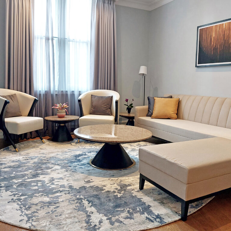 Living Room - Circular Rug